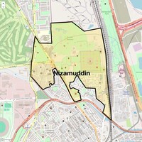 Nizamuddin Map