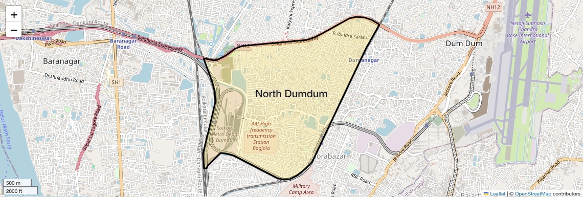 North Dumdum Map