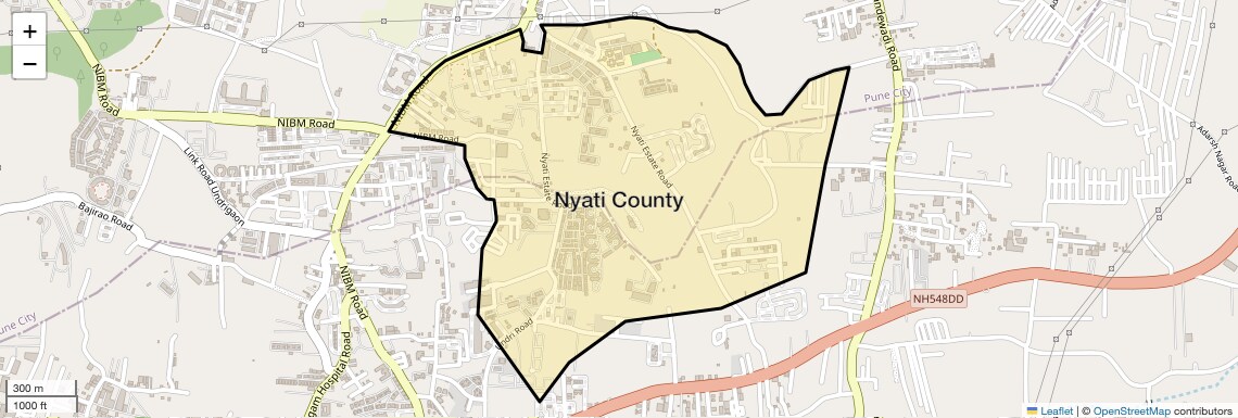 Check Time Travel of Nyati County, Pune