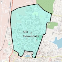 Old Bowenpally Map