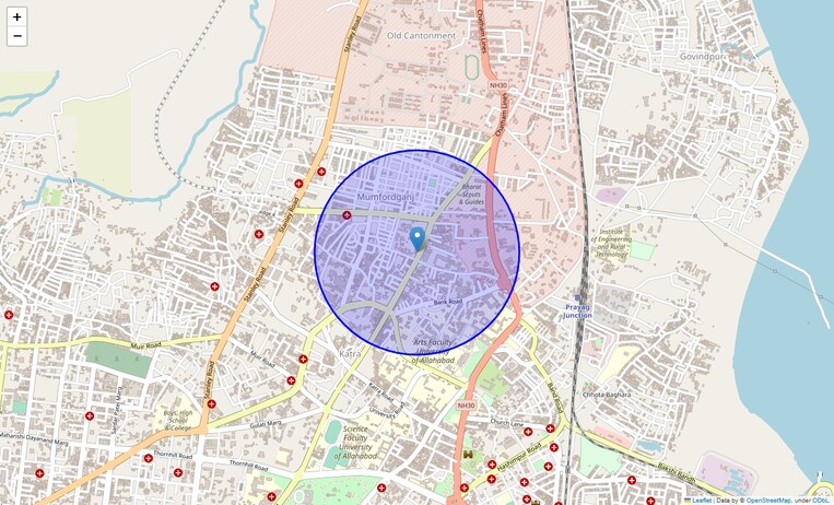 Location Map of Old Katra