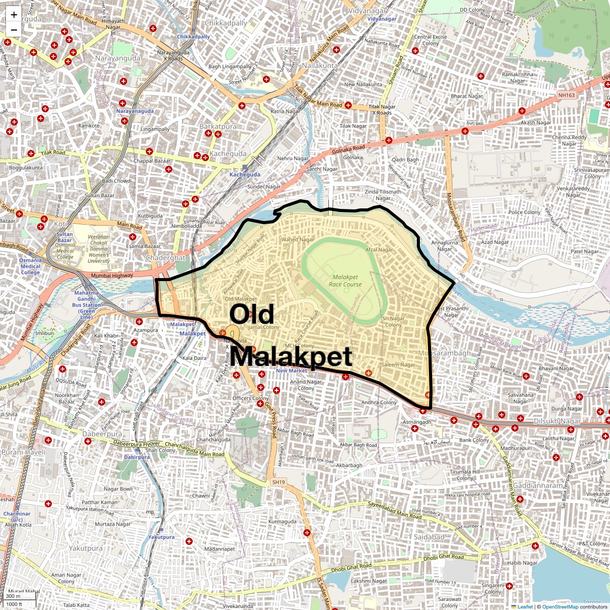 Check Time Travel of Old Malakpet, Hyderabad