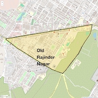 Old Rajinder Nagar Map