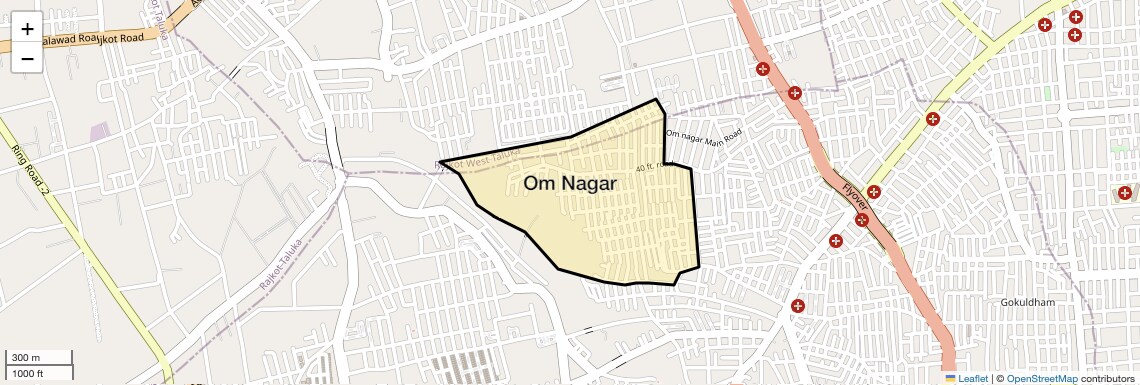 Om Nagar Map