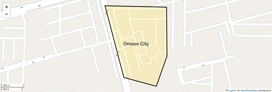 Location Map of Omaxe City, Sonipat