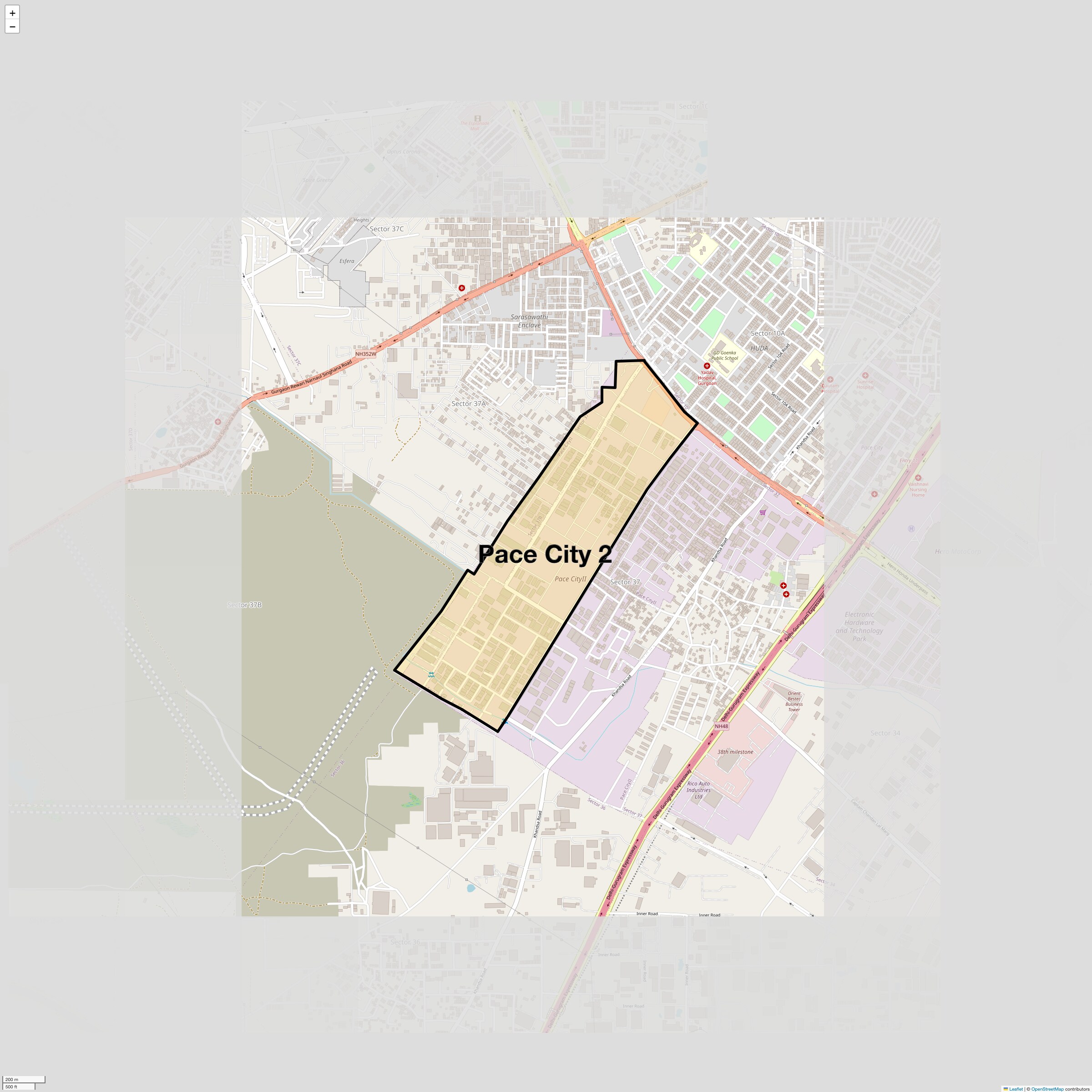 Check Time Travel of Pace City 2, Gurgaon