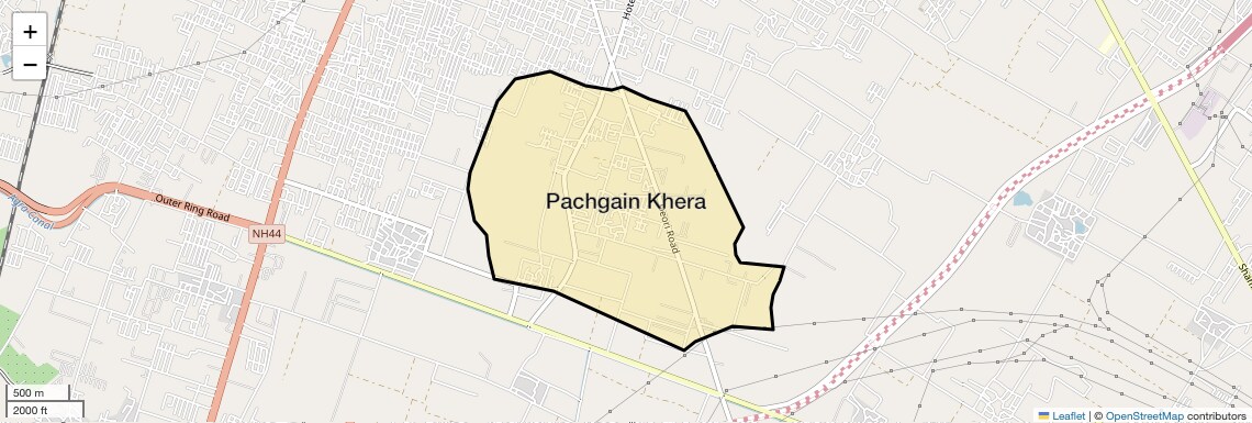 Pachgain Khera Map