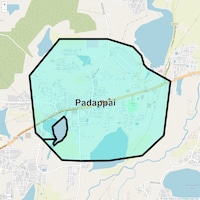 Padappai Map