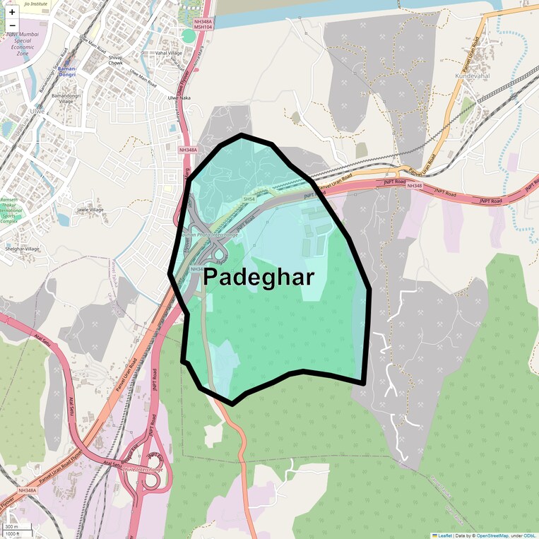 Location Map of Padeghar