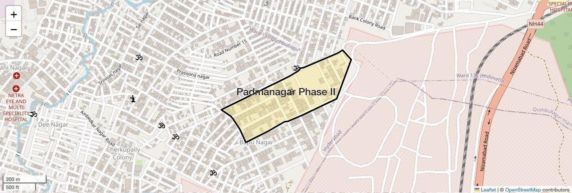 Padmanagar Phase II,Hyderabad