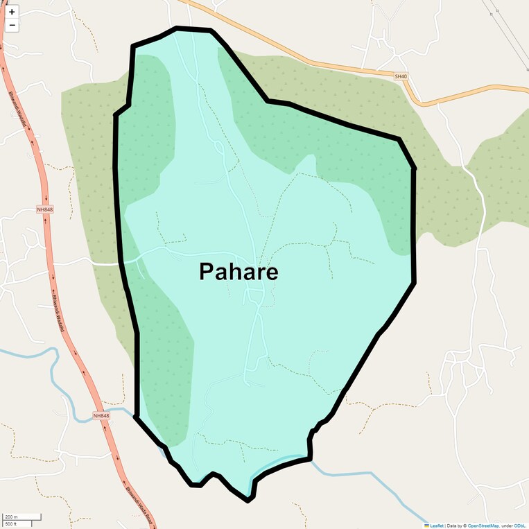 Location Map of Pahare