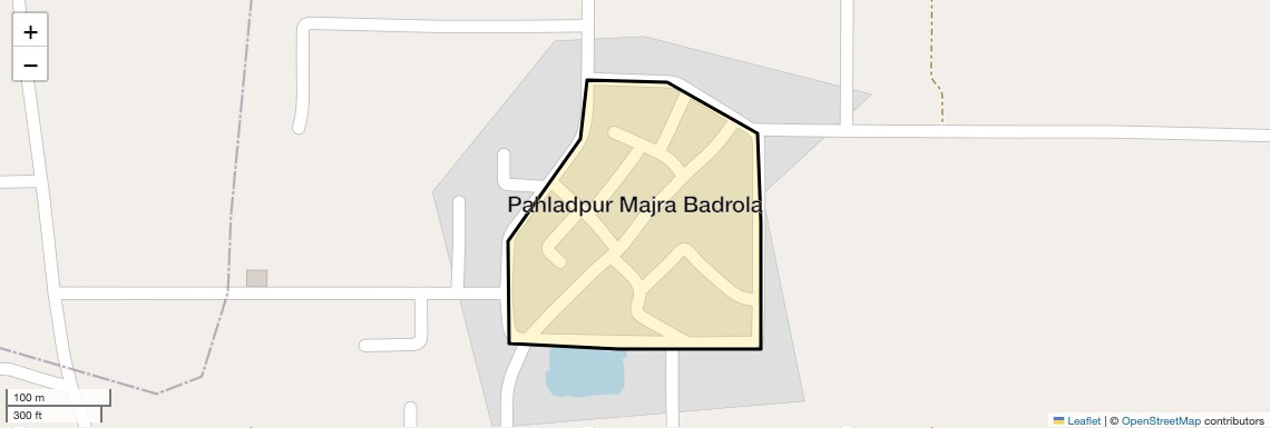 Location Map of Pahladpur Majra Badrola, Faridabad