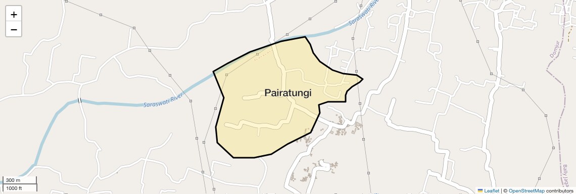 Location Map of Pairatungi, Kolkata