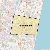 Palavakkam Map