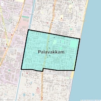 Palavakkam Map