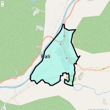 Location Map of Pali, Navi Mumbai