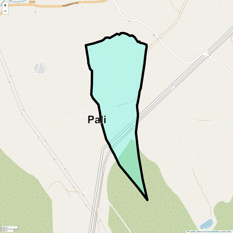 Location Map of Pali