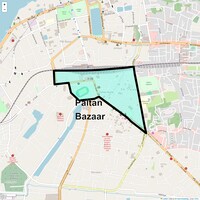 Paltan Bazaar Map