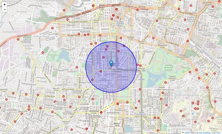 Location Map of Pampamahakavi Road