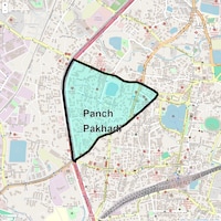 Panch Pakhadi Map