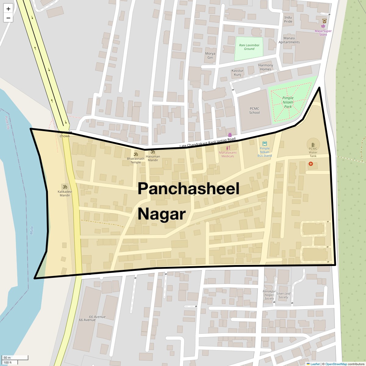 Check Time Travel of Panchasheel Nagar, Pune