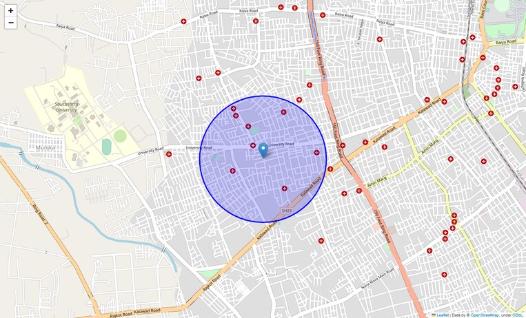 Location Map of Panchayat Nagar