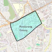 Pandurang Colony Map