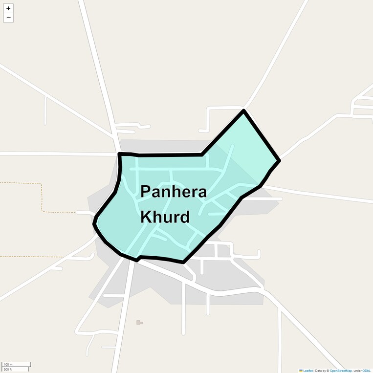 Location Map of Panhera Khurd
