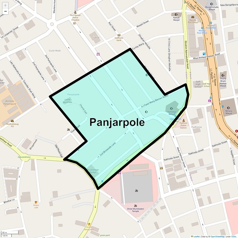 Location Map of Panjarpole
