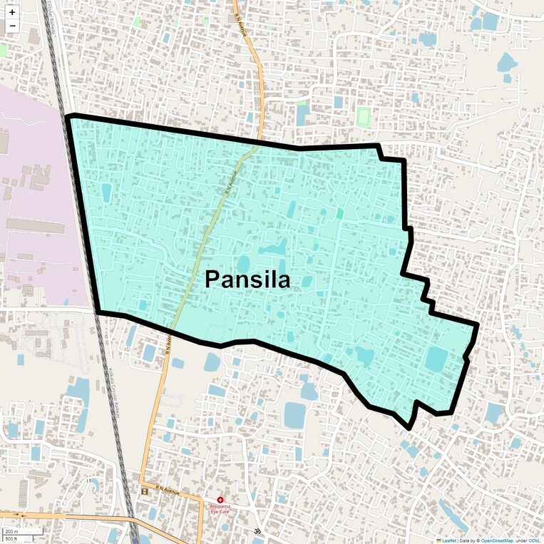 Location Map of Pansila