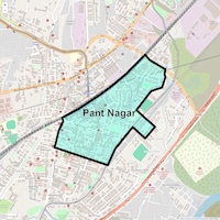 Pant Nagar Map
