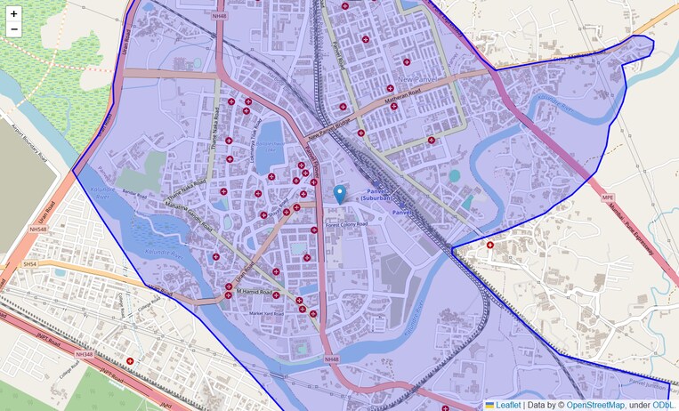 Location Map of Panvel