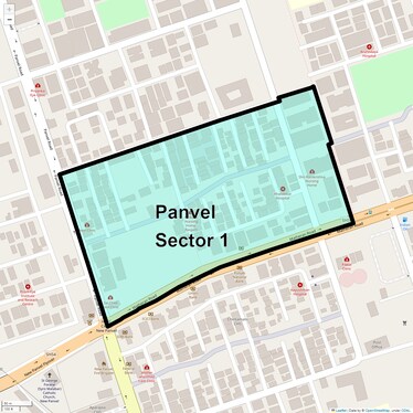 Location Map of Panvel Sector 1, Navi Mumbai