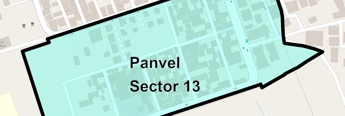 Location Map of Panvel Sector 13, Navi Mumbai