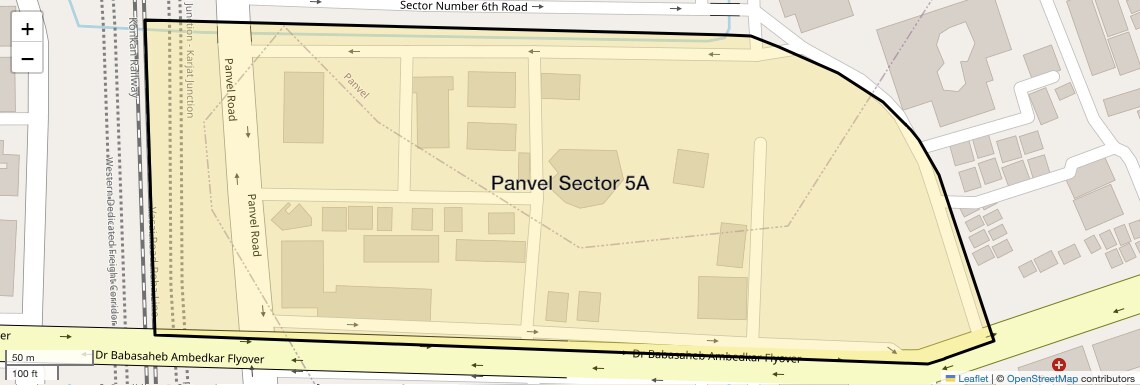 Location Map of Panvel Sector 5A, Navi Mumbai