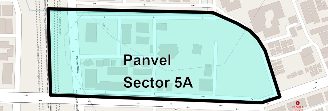 Location Map of Panvel Sector 5A, Navi Mumbai