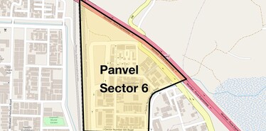 Location Map of Panvel Sector 6, Navi Mumbai