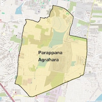Parappana Agrahara Map