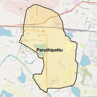 Paruthipattu Map