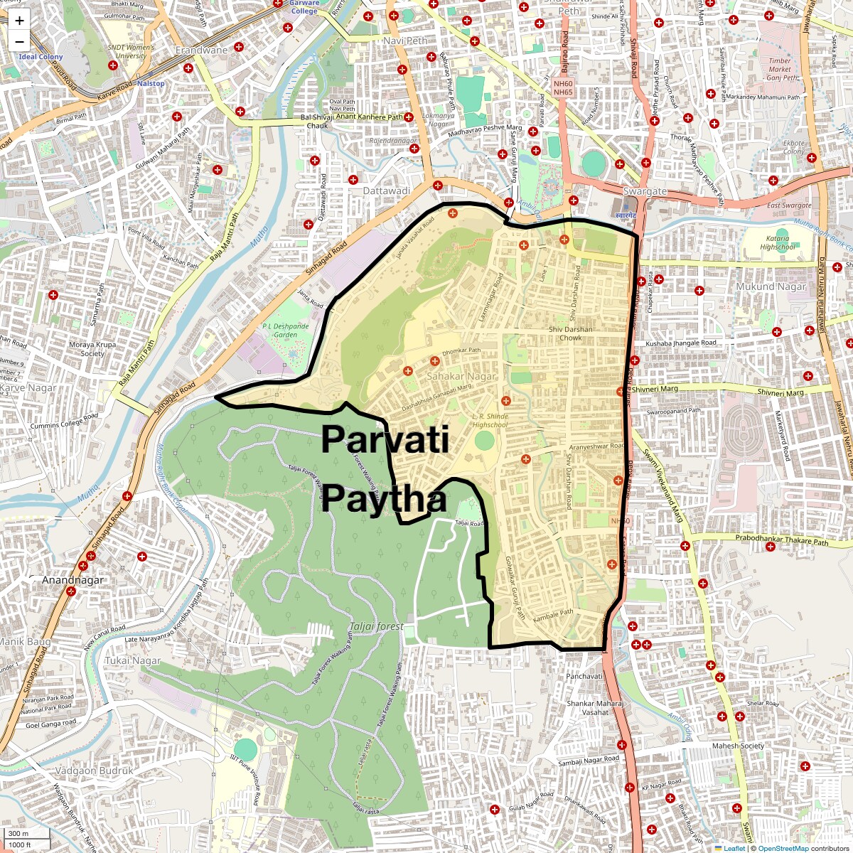 Check Time Travel of Parvati Paytha, Pune
