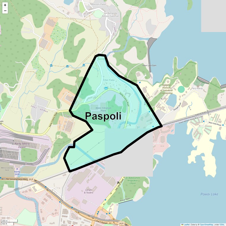 Location Map of Paspoli