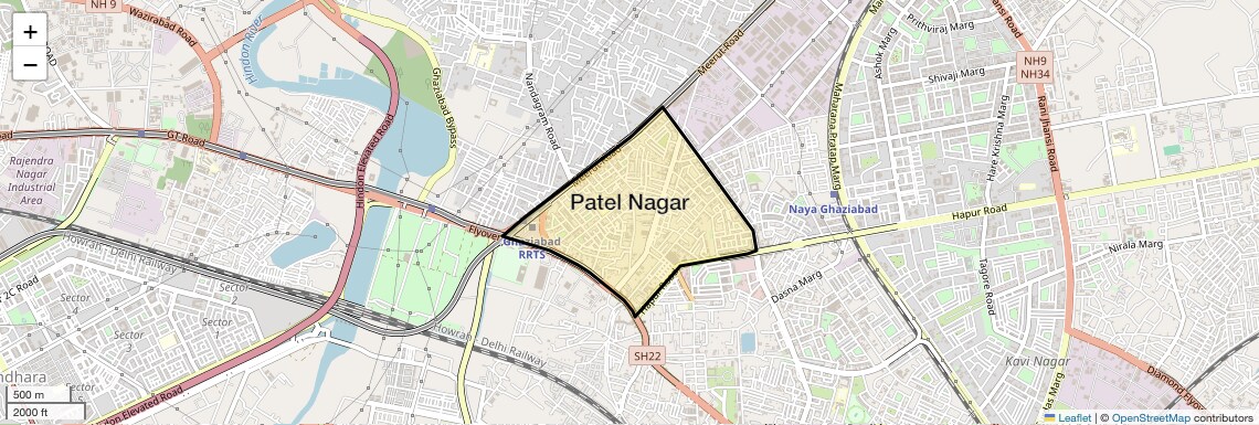 Check Time Travel of Patel Nagar, Ghaziabad