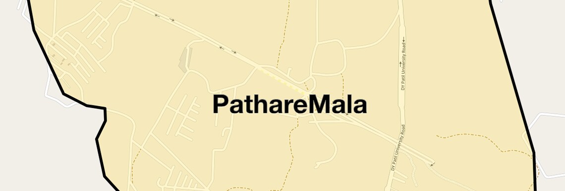 Location Map of Patharemala, Pune