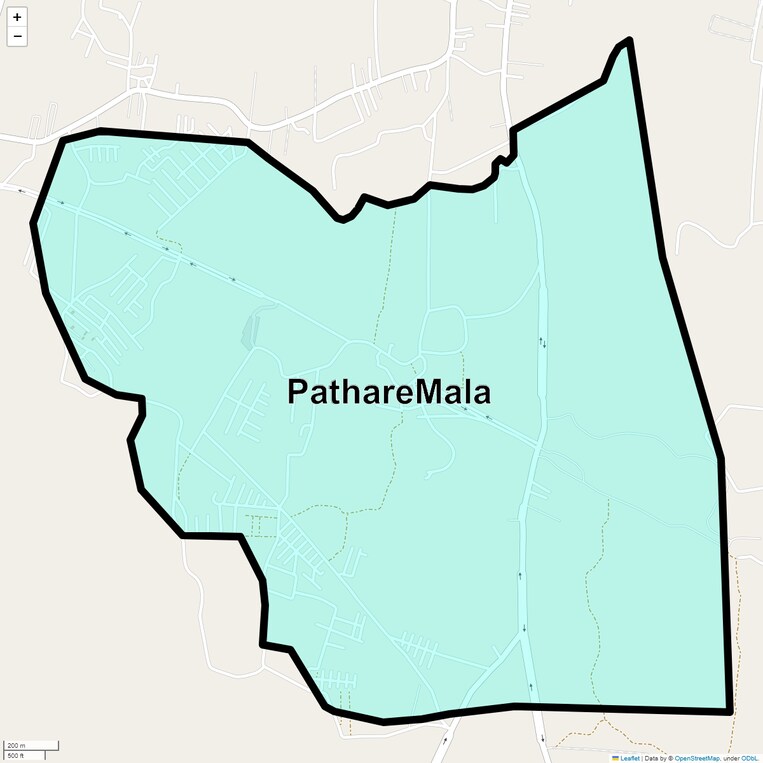 Location Map of Patharemala