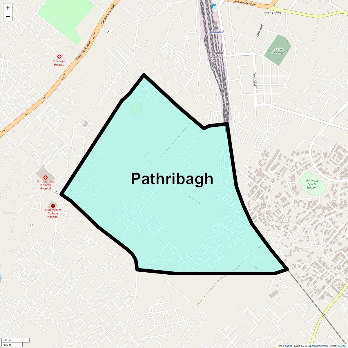 Pathribagh Map