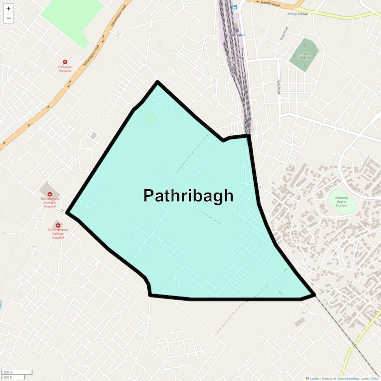Location Map of Pathribagh