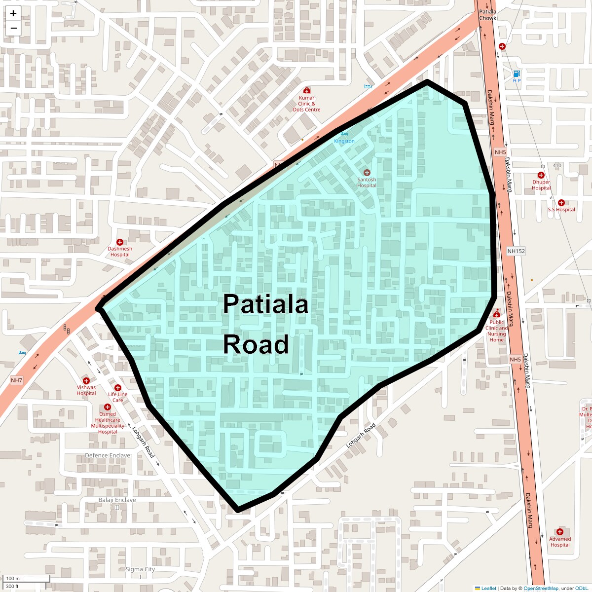 Check Time Travel of Patiala Road, Zirakpur