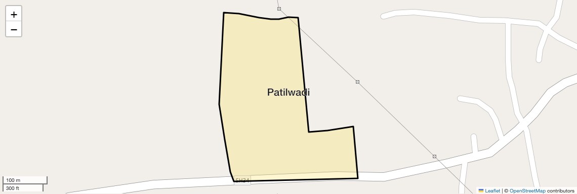 Location Map of Patilwadi, Palghar