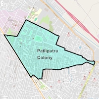 Patliputra Colony Map