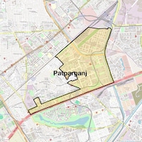 Patparganj Map